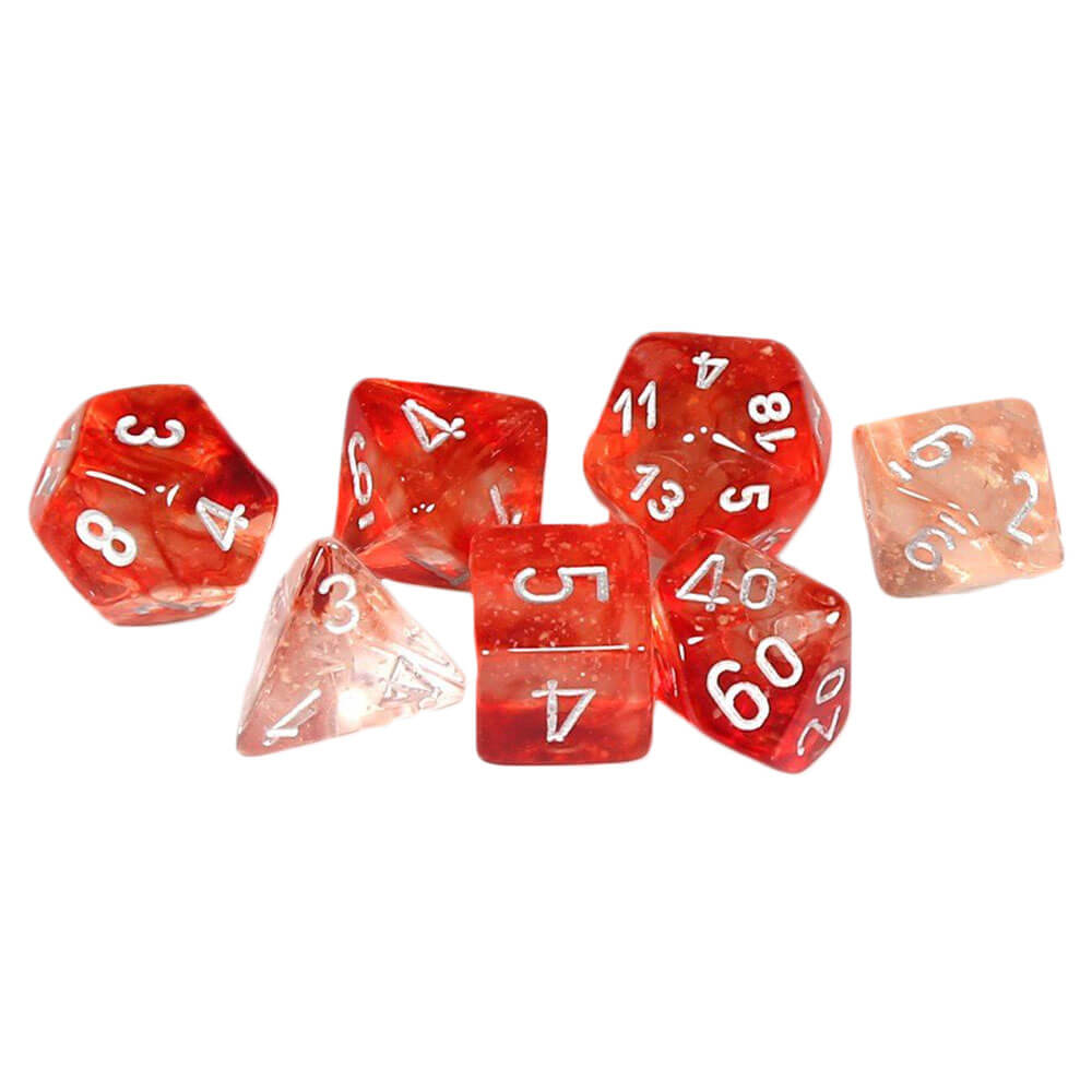 Set di nebulosa 7-die poliedrici di Chessex