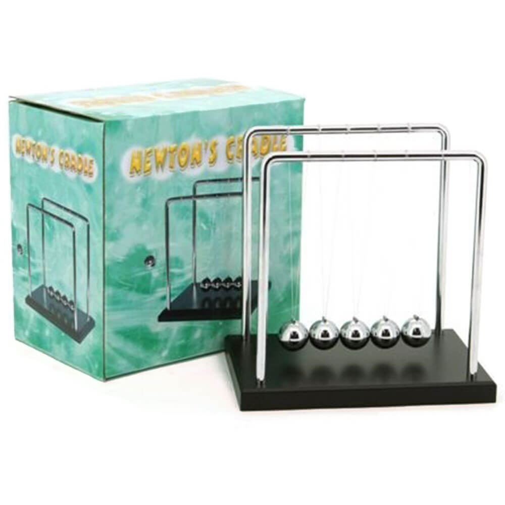 Newton's Cradle Wooden Base Large