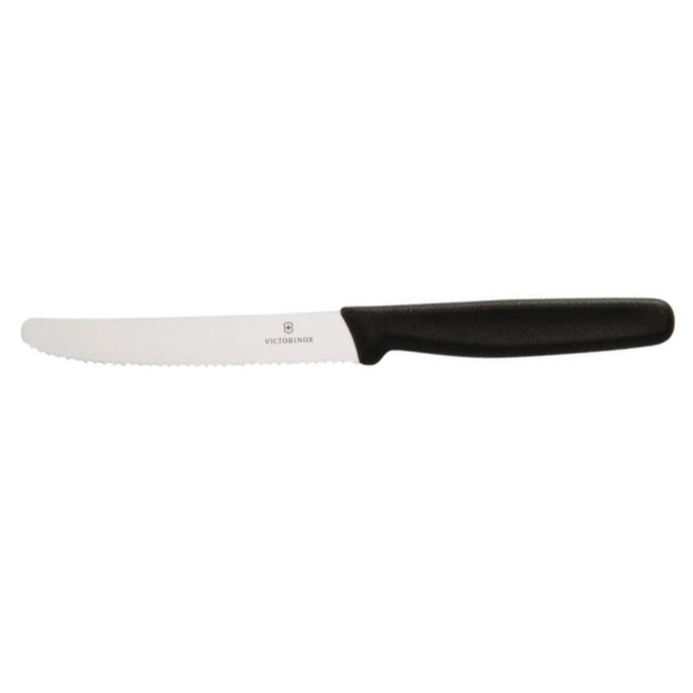  Steak- und Tomatenmesser mit runder Spitze und gewellter Kante, 11 cm