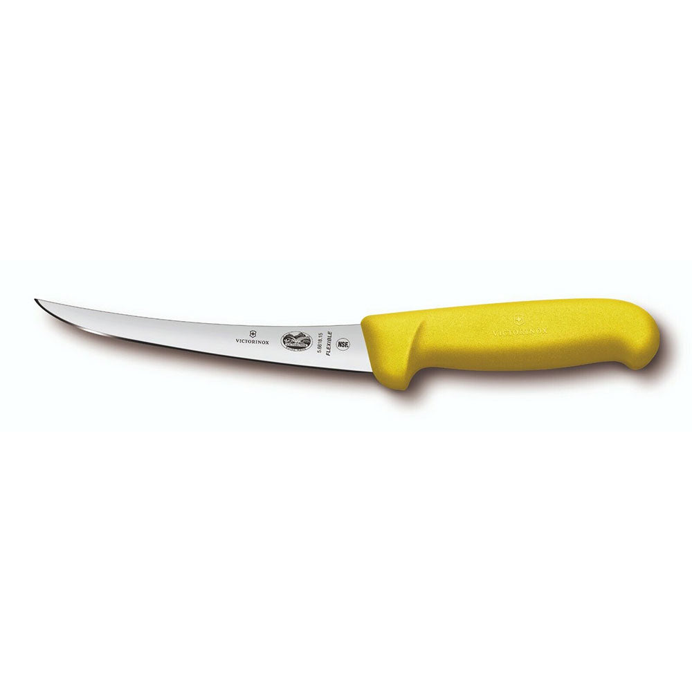 Buet smalle blad fibrox udbenet kniv 15 cm