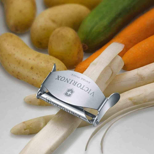 Stainless Palm Quick Drop Potato Peeler