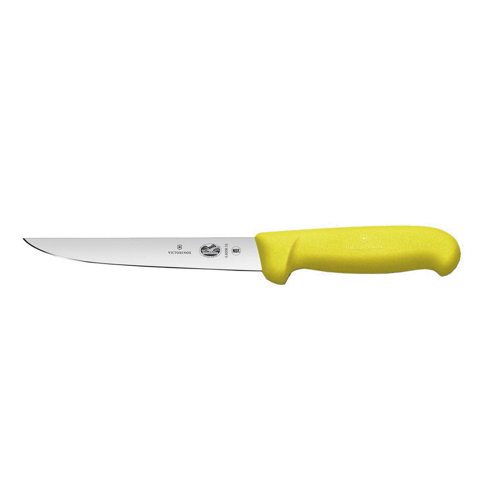 Fibrox rak bred blad boning kniv 15 cm