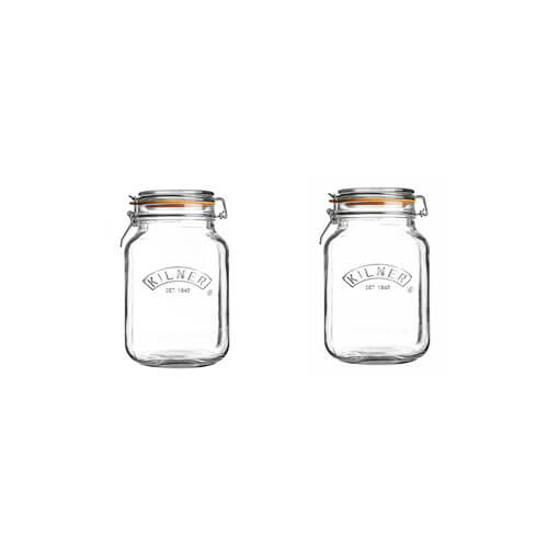 Kilner Clip Top Square Jar (Clear)