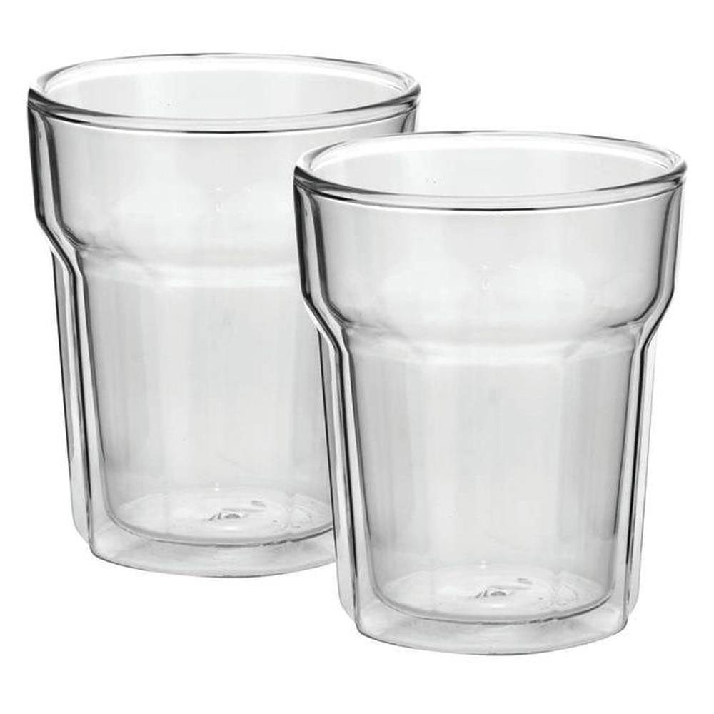 Avanti Nove Glass Twin Wall Glass (conjunto de 2)