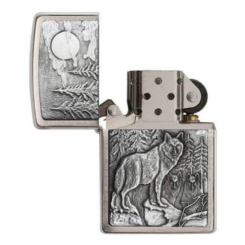 Zippo Timberwolves Emblem Lighter