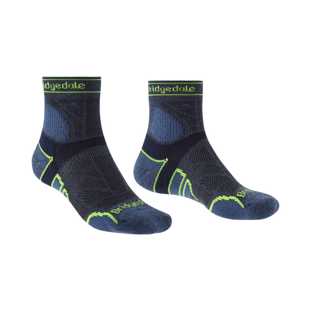 Chaussettes Meno Merino Sport 3/4 (bleu)