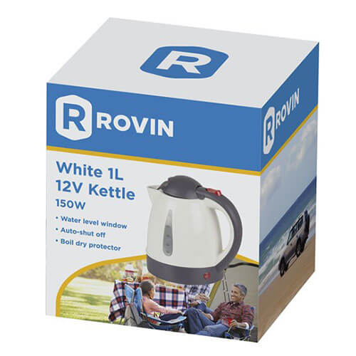 12V White Kettle (1L)