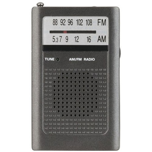 Portable AM/FM Transistor Radio