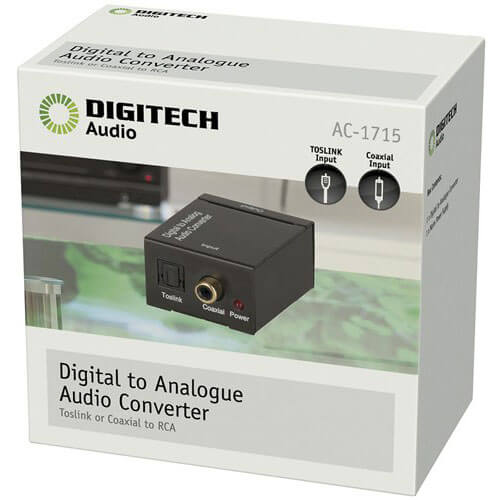 HQ Digital to Analog Audio Converter (CoAxial/Optical)