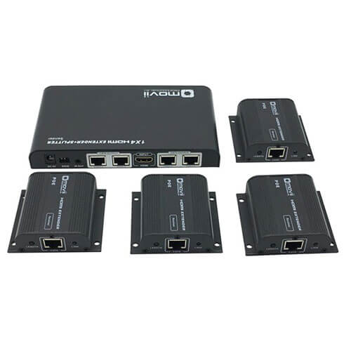 Movii HDMI Cat6 1x4 Extender Repeater