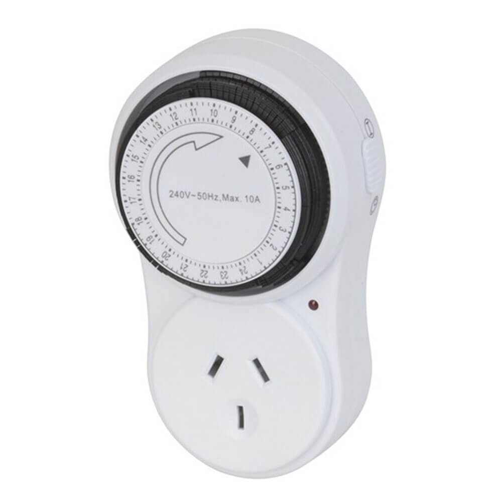 24 Hour Mechanical Outlet Timer A-N Switch