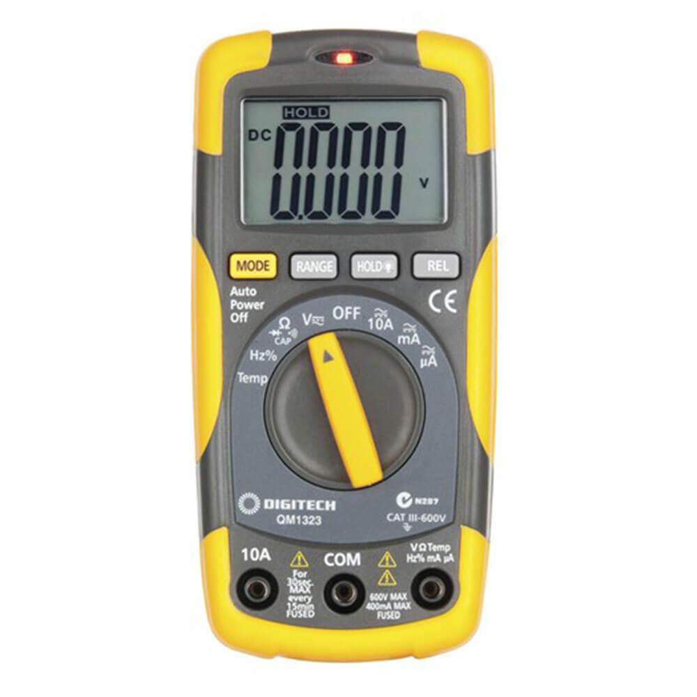 Cat III Digital Multimeter Autoranging 4000 Count DMM w/ Tem