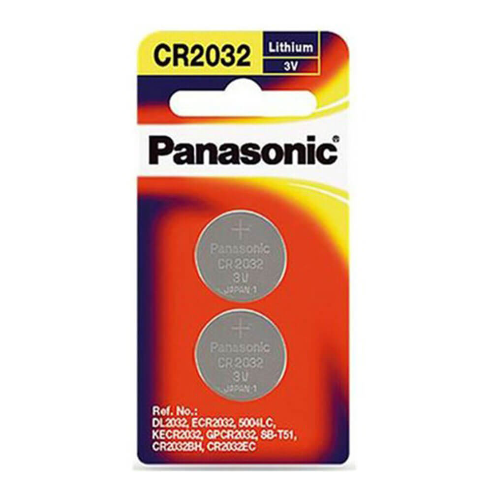 2 paquete de botón de litio Panasonic 3V 3V