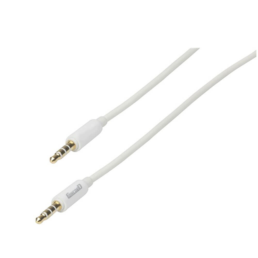 4 Pole 3,5 mm ljudvisuell kabel 2m 2m