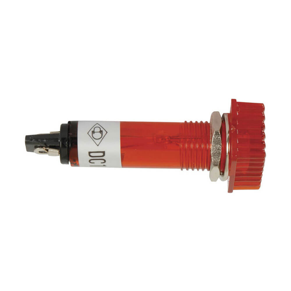 Bisel sellado de plástico de 12 V (rojo)