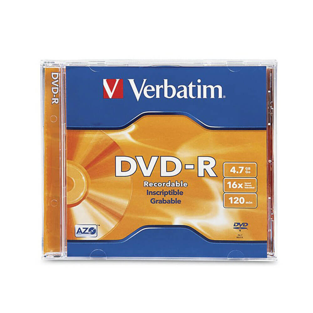 Verbatim Datalifeplus Azo Disc met case (4.7 GB)