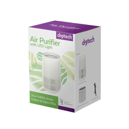 Digitech Air Purifier with LED Light