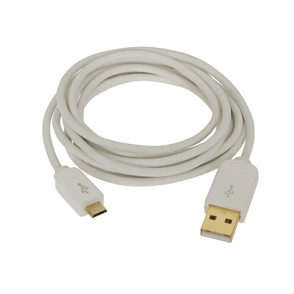 USB 2.0 Typ-A-kontakt till typ-B-pluggkabel 2m