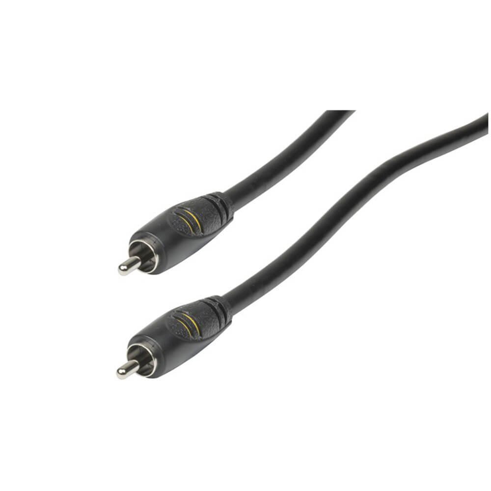 Plugue RCA para plugue o cabo coaxial RG59U (amarelo)