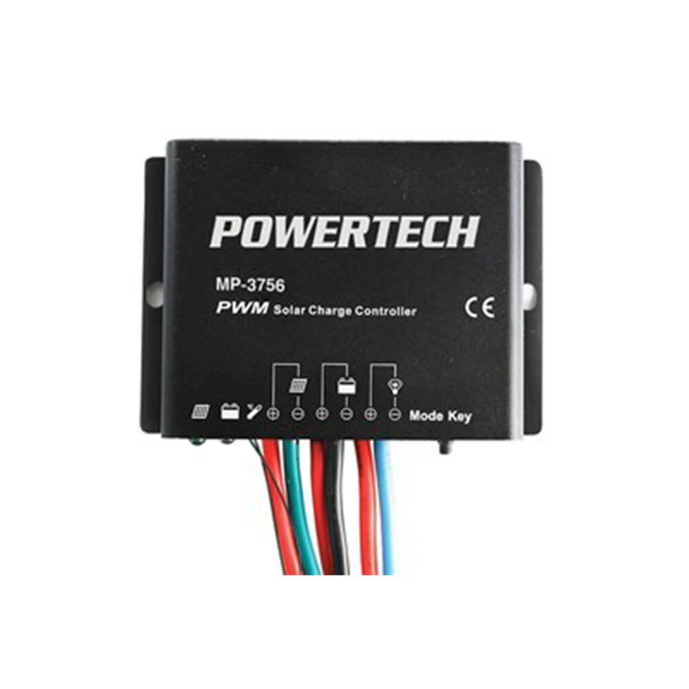 Contrôleur de charge solaire Powertech PWM (12V ou 24V)