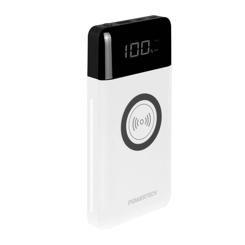 Powertech Powerbank und kabelloses Ladegerät 10.000 mAh