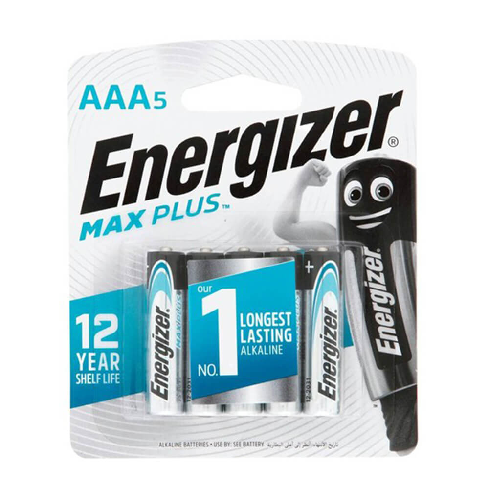 Energizer Max Plus Batteries 1,5V (5pk)