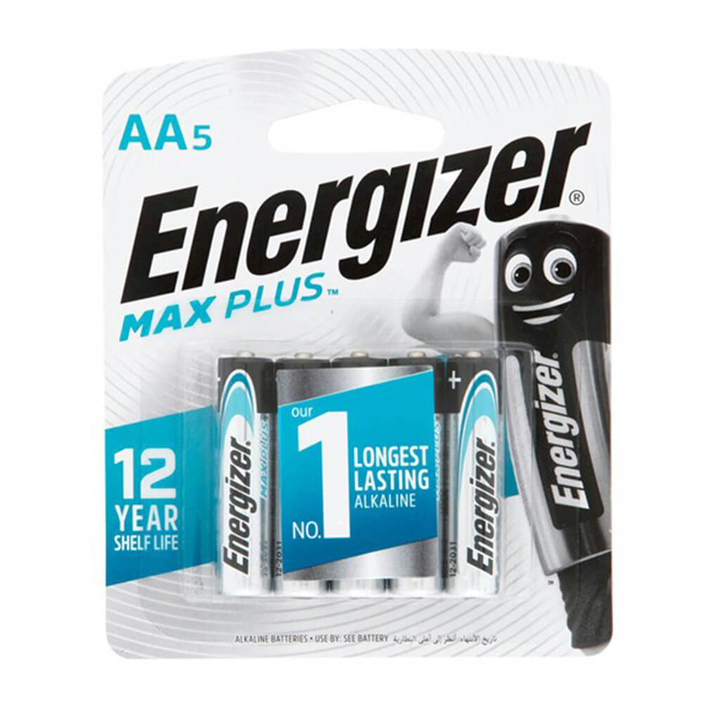 Energizer Max Plus Batteries 1,5V (5pk)