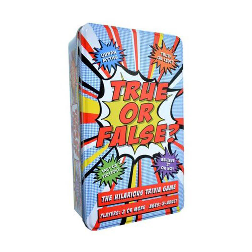 True or False? Tin Hillarious Trivia Game