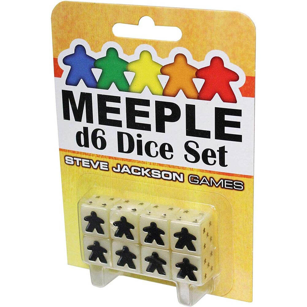 Meeple d6 terning sæt