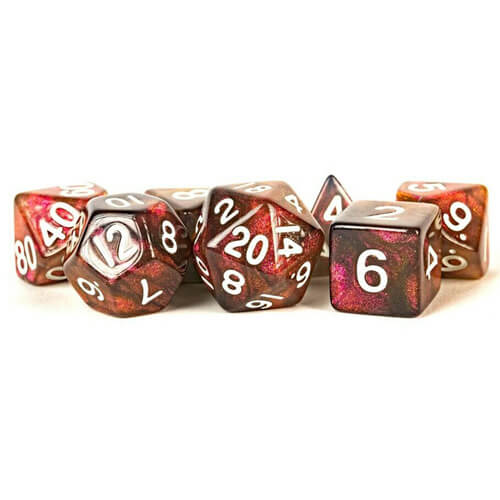 MDG Polyhedral Dice Set Stardust 16mm