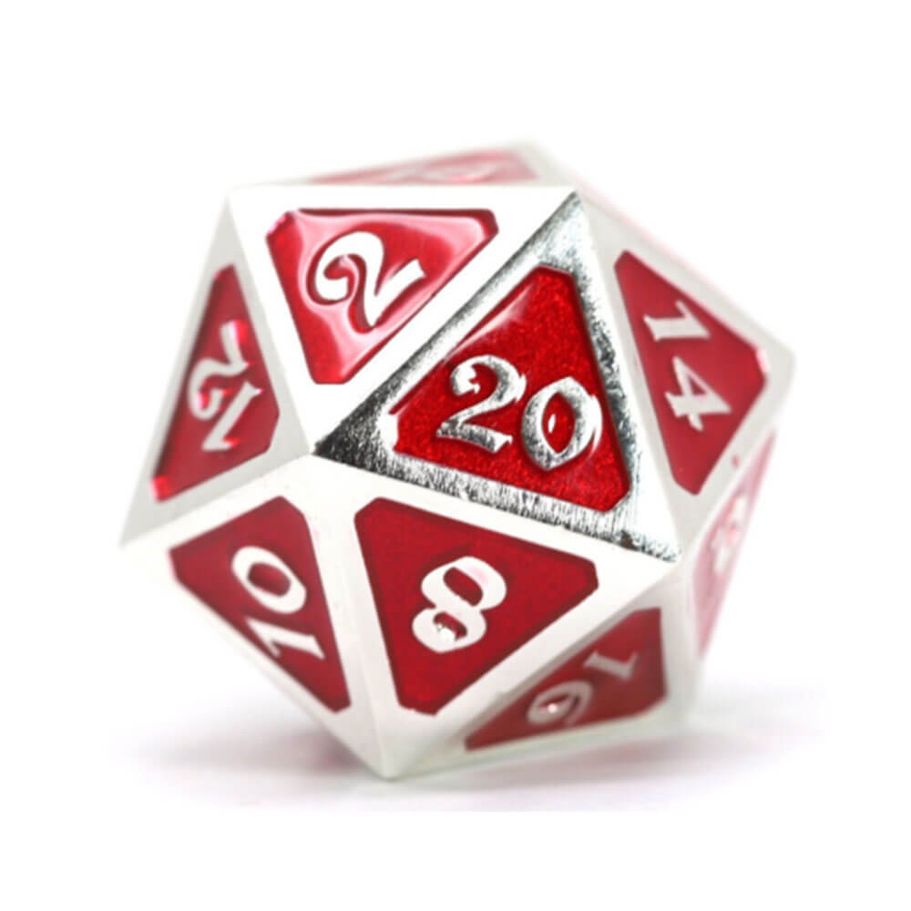  D20 Dice Metal Mythica (Single)