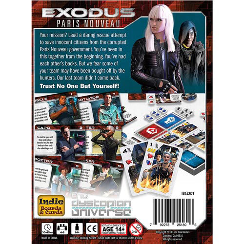 Exodus Paris Nouveau Card Game