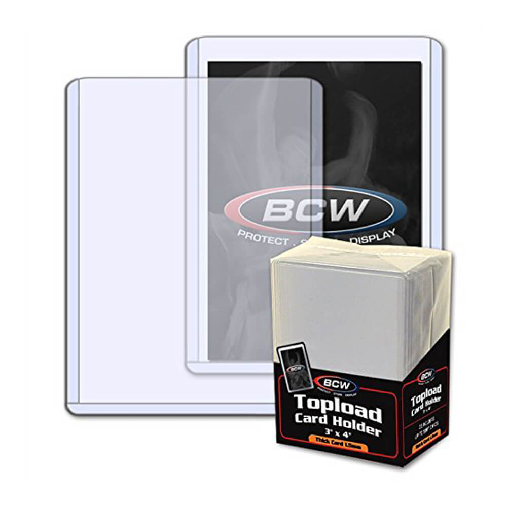 BCW Topload -kortholder tykk (3 "x 4")