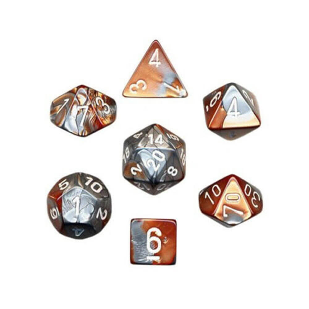 D7 Definir Dice Gemini Poly (7 Dados)