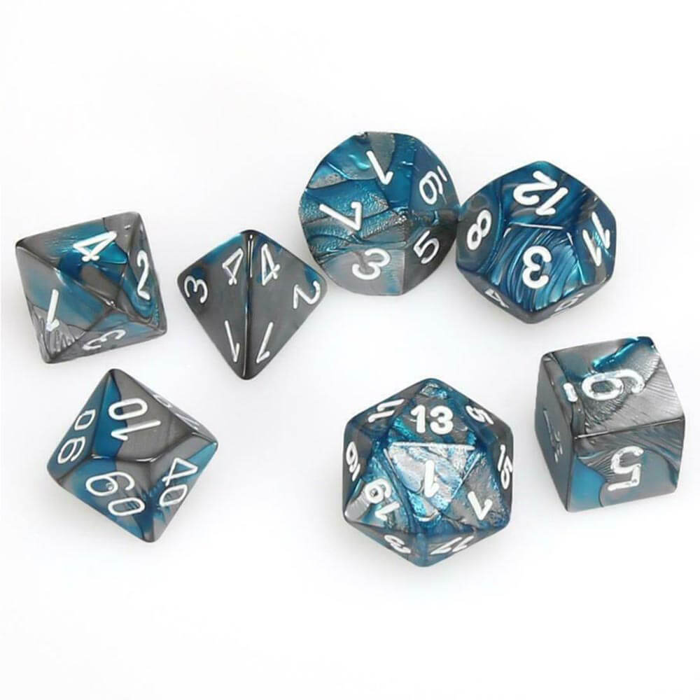 D7 Die Dice Gemini Poly (7 dados)