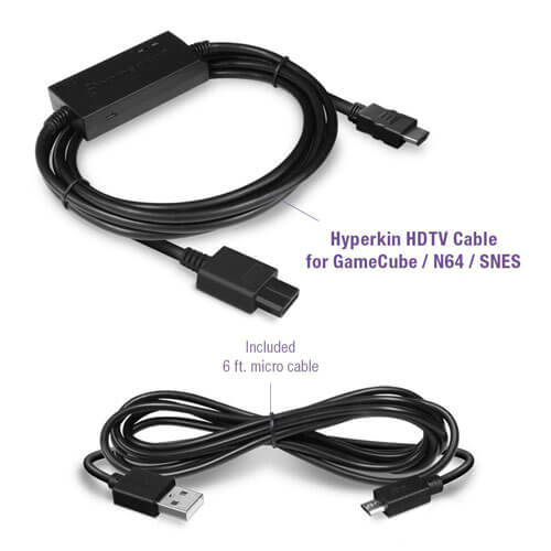 Hyperkin 3-In-1 HDTV Cable For SNES/N64/GameCube