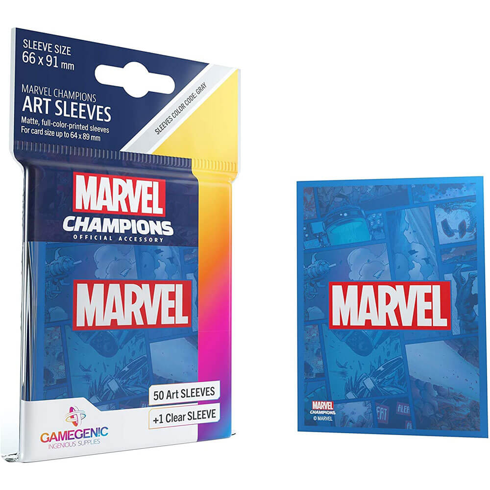 Mangas de arte da Marvel Champions (50/pacote)