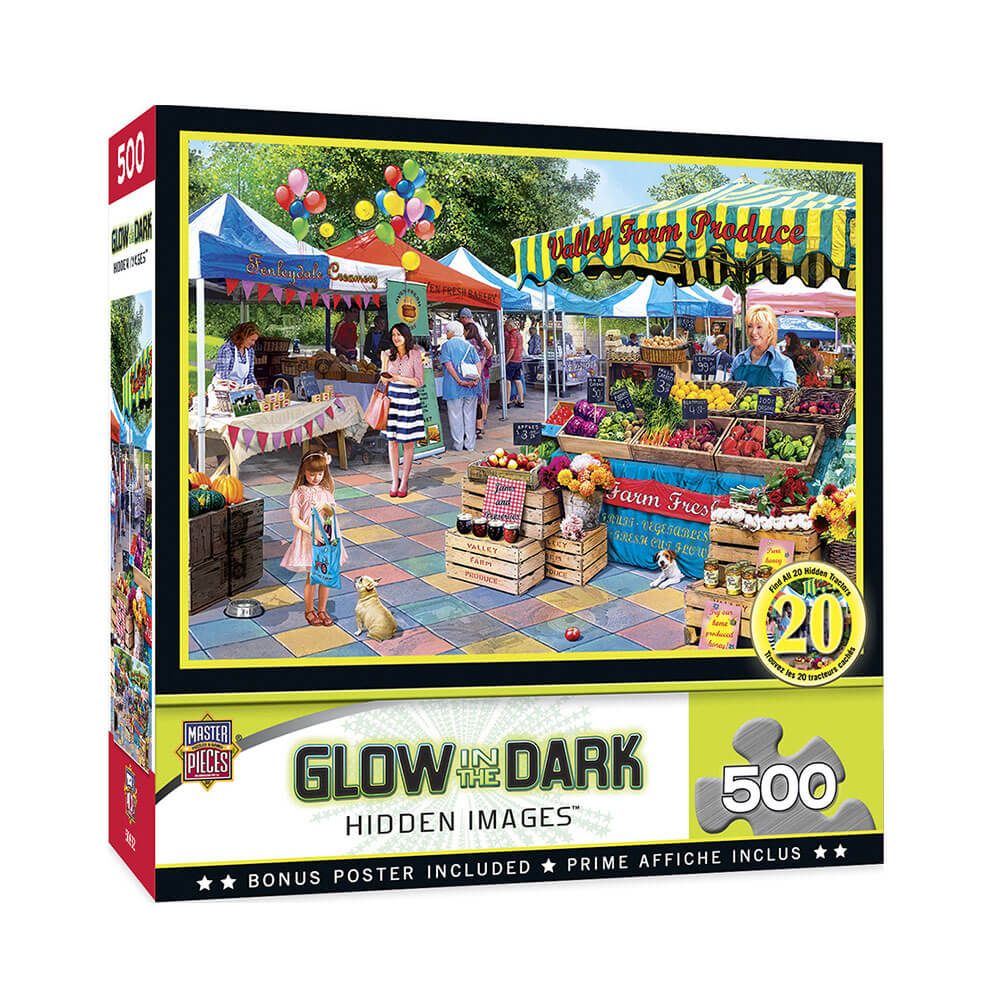 MP Hidden Image Glow Puzzle (500pcs)