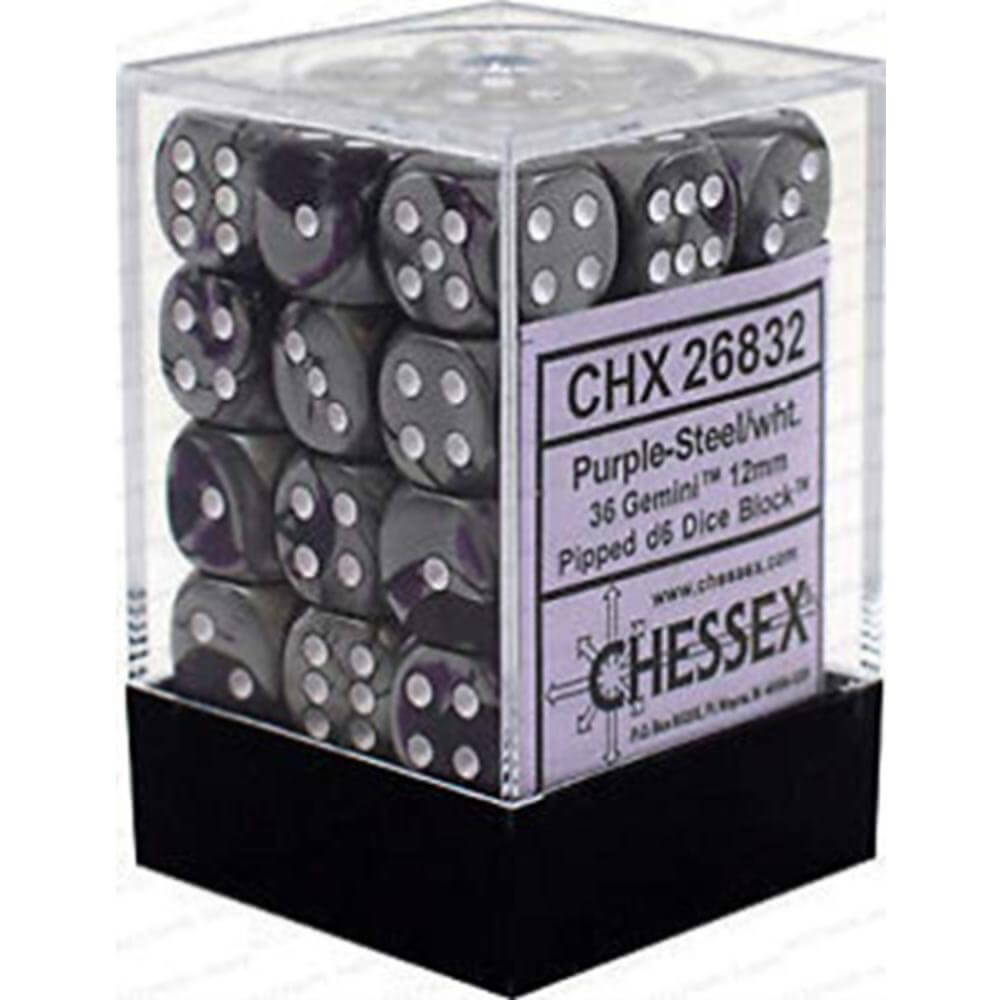 D6 Dice Gemini 12 mm (36 kości)