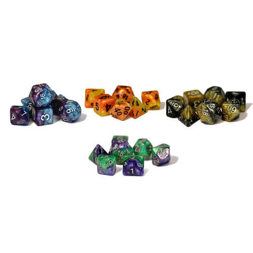 Halfsies Dice (Set of 7 Poly Dice)