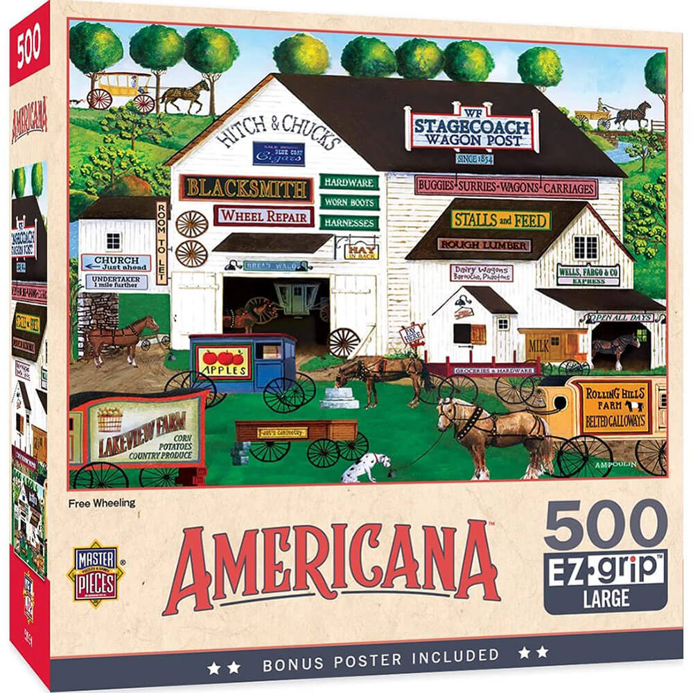 Masterpieces ezgrip americana 500pc puzzle