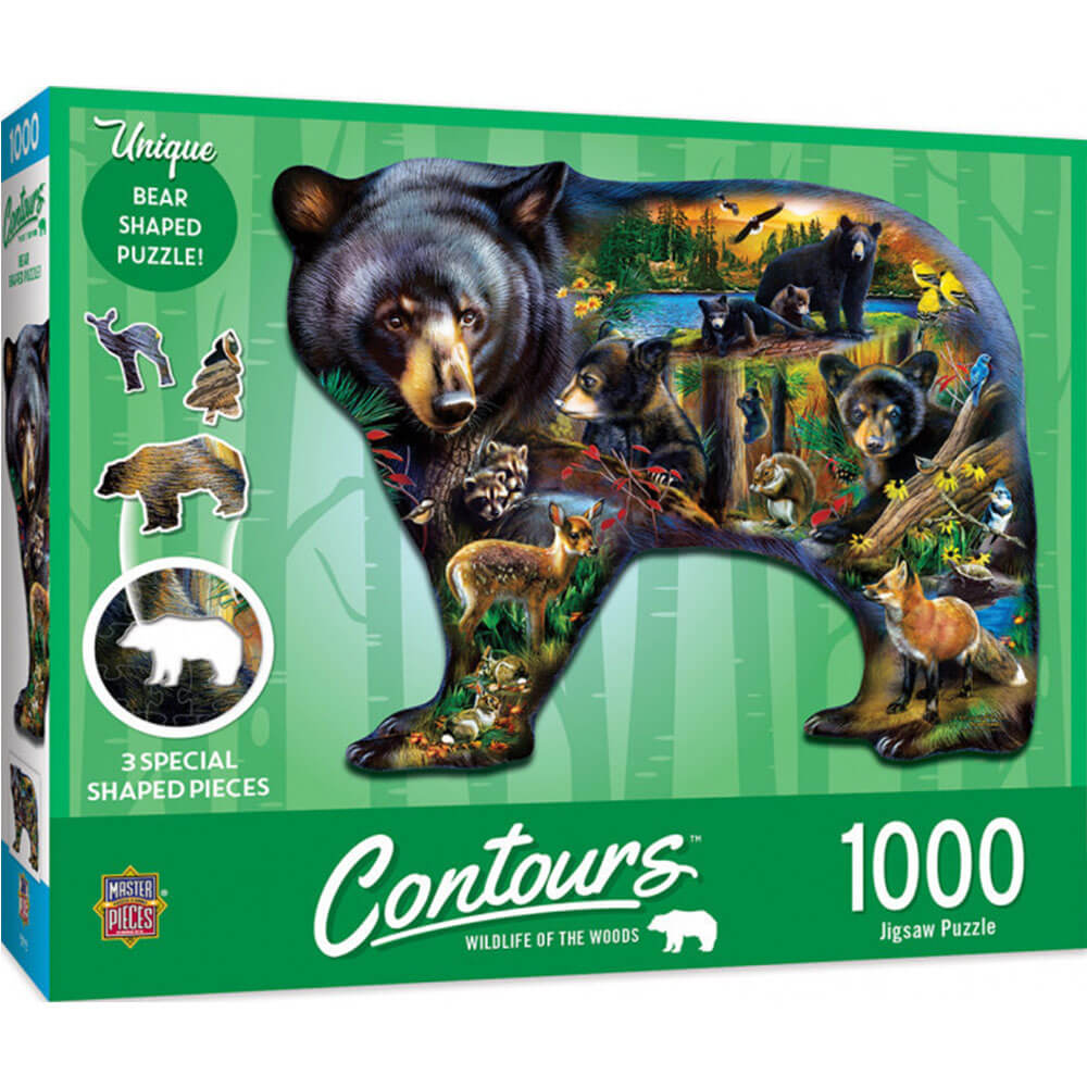 MasterPieces Konturenförmiges 1000-teiliges Puzzle