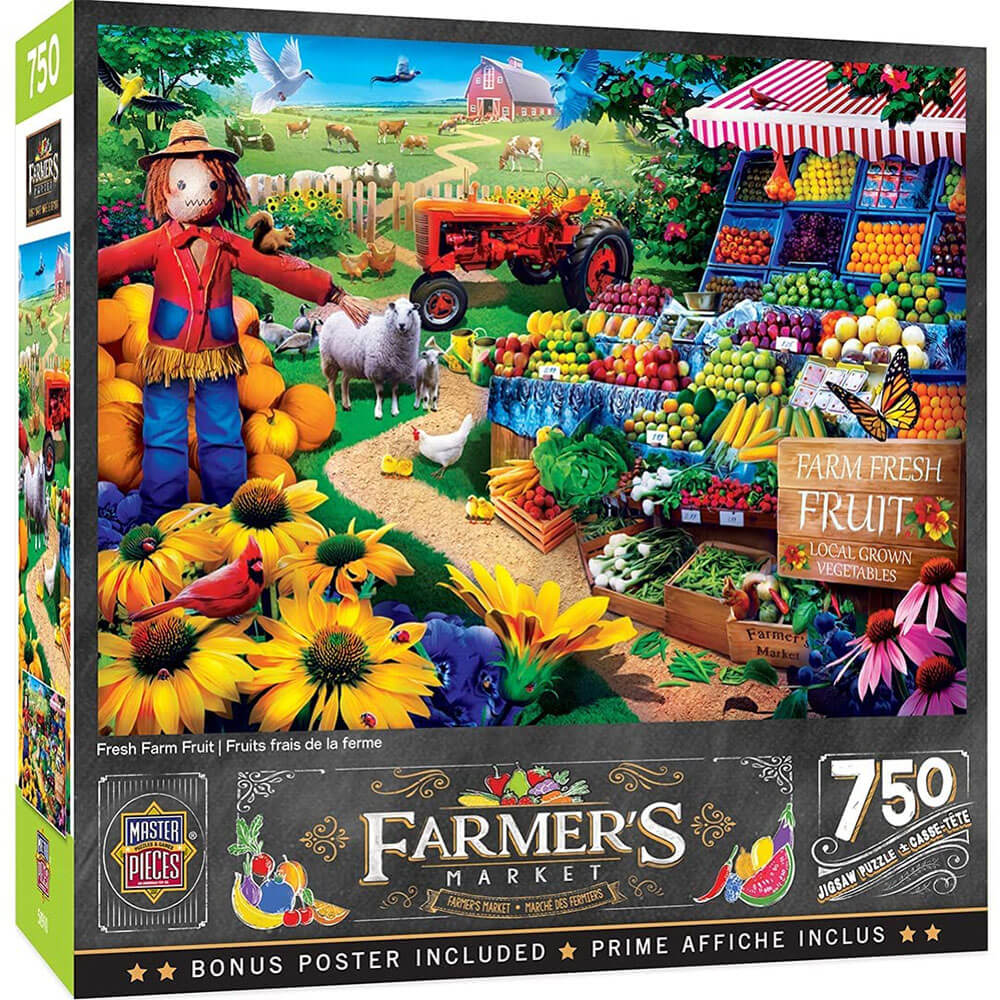 Masterpieces Farmer's Market 750 pc puslespil