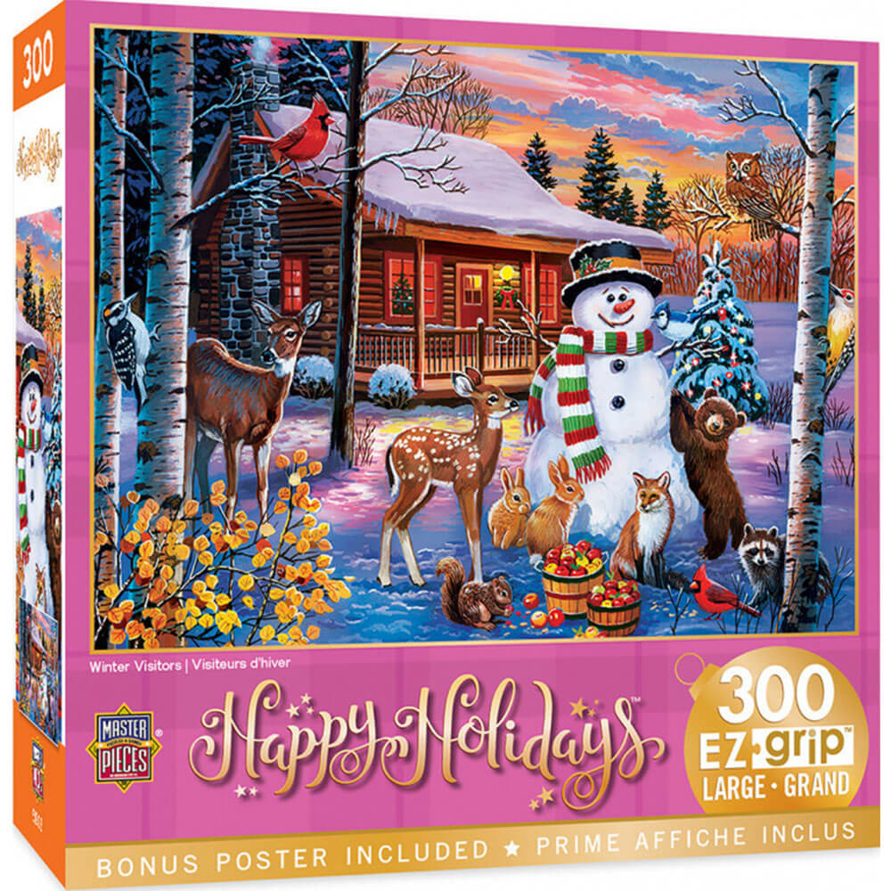 EZGRIP Happy Holidays 300 pc puslespil