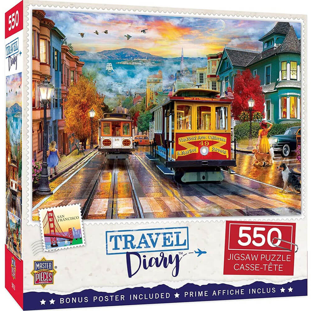 Diário de viagem de viagem 550pc Puzzle