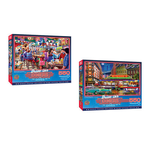 Drive-Ins Diners & Dives 550pc Puzzle