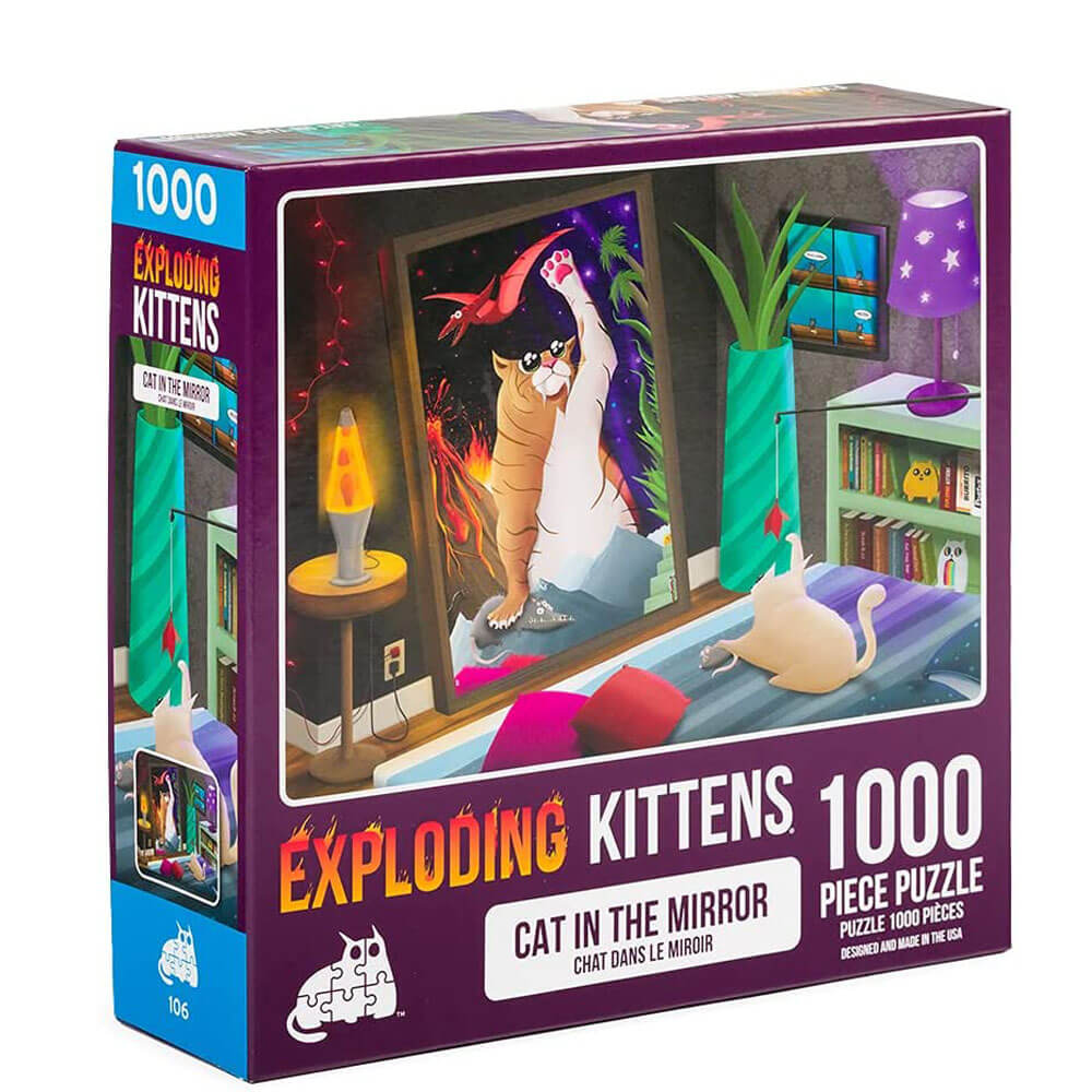 Puzzle d'explosion des chatons de chats de 1000pcs