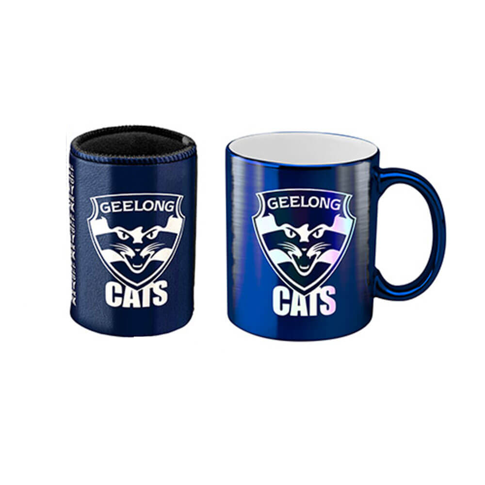 Caneca de café metálica AFL e pacote de refrigerador