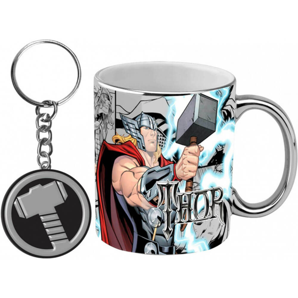 Marvel Coffee Mug and KeyRing Pack