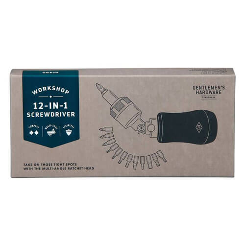 Gentlemen's Hardware 12 in 1 Screwdriver